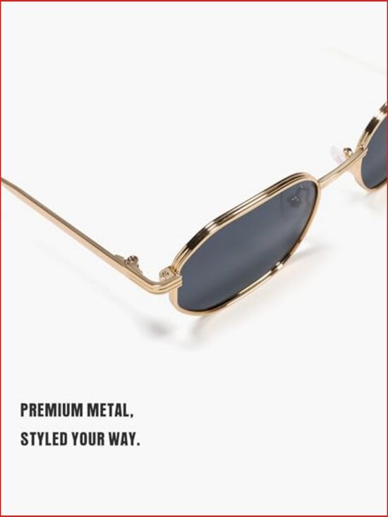 Retro Polarized Square Sunglasses with UV400 Protection main image 4